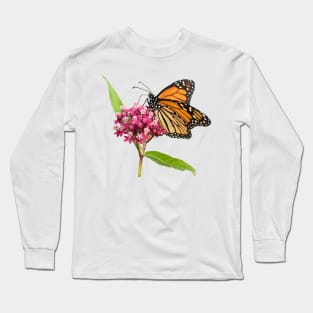 Monarch on Milkweed Long Sleeve T-Shirt